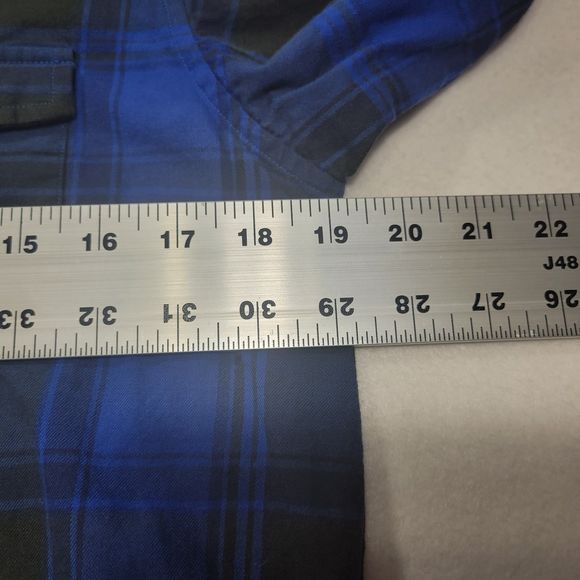 Brooks Brothers Red Fleece Men's LS Button Down Plaid Shirt Blue L - Picture 11 of 12